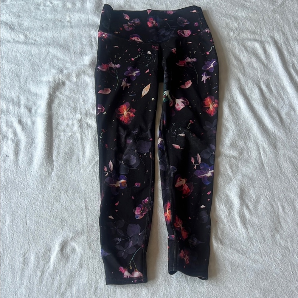 Target Black and Purple High Waist Leggings